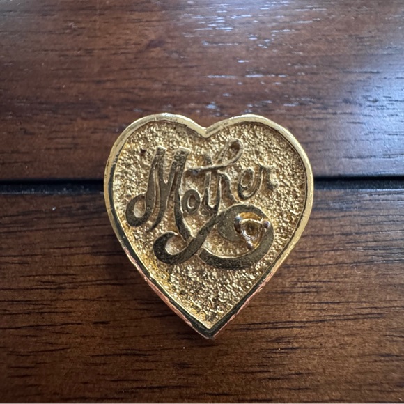 Gerry'S Jewelry - Mother Gift Vintage Brooch Gerry's Pin/Pendant Heart Gold Tone *Missing Stone